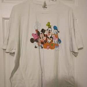 Disney White Tee with Classic Characters